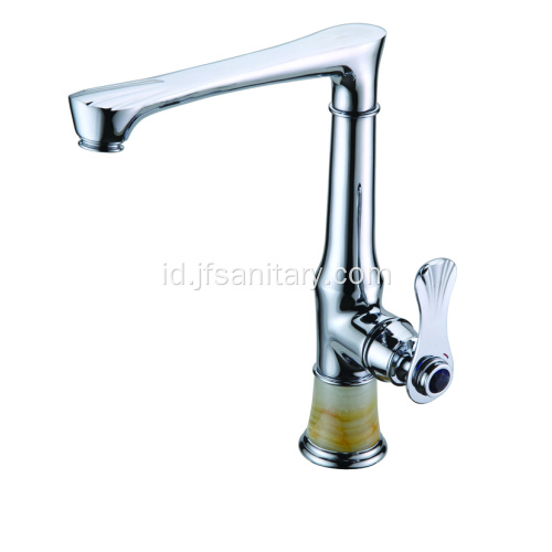 Tembaga Deck Mount Single-Handle Kitchen Faucet Chrome